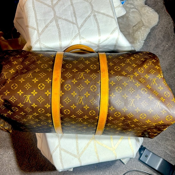 Monogram Louis Vuitton Keep All 60 - Picture 2 of 7